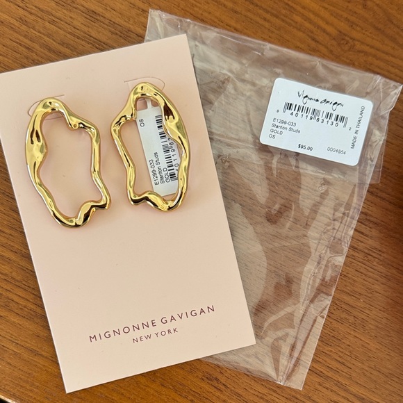 Mignonne Gavigan Wavy Gold Earrings